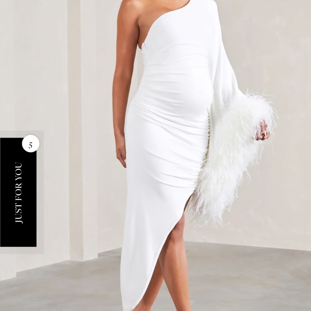White ClubLondon Maternity Dress